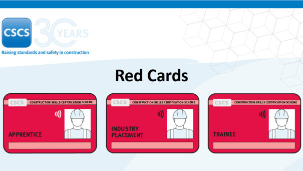 Red cards - Apprentice, Industry Placement, Trainee