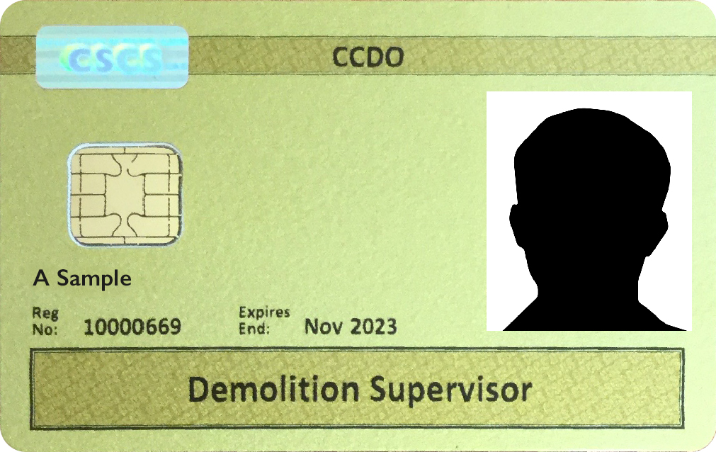 Certificate of Competence for Demolition Operatives (CCDO)