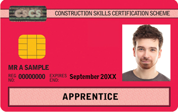 Apprentice CSCS Card