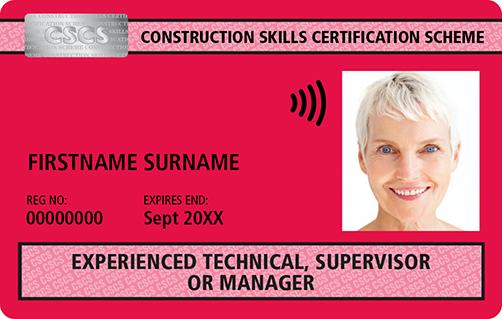 Construction Skills Certification Scheme | Official CSCS Website - Experienced Technical, Supervisor or Manager
