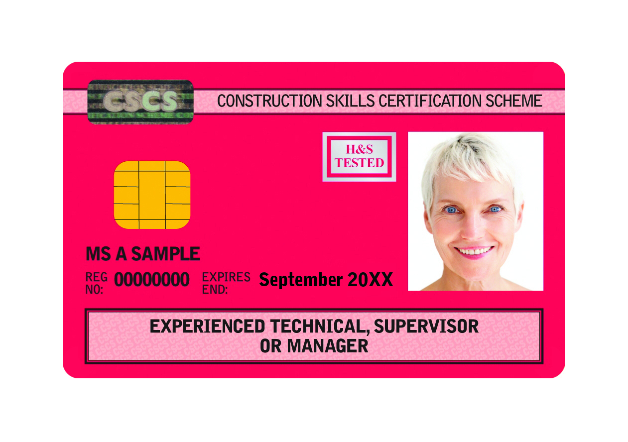 Experienced Manager CSCS Card