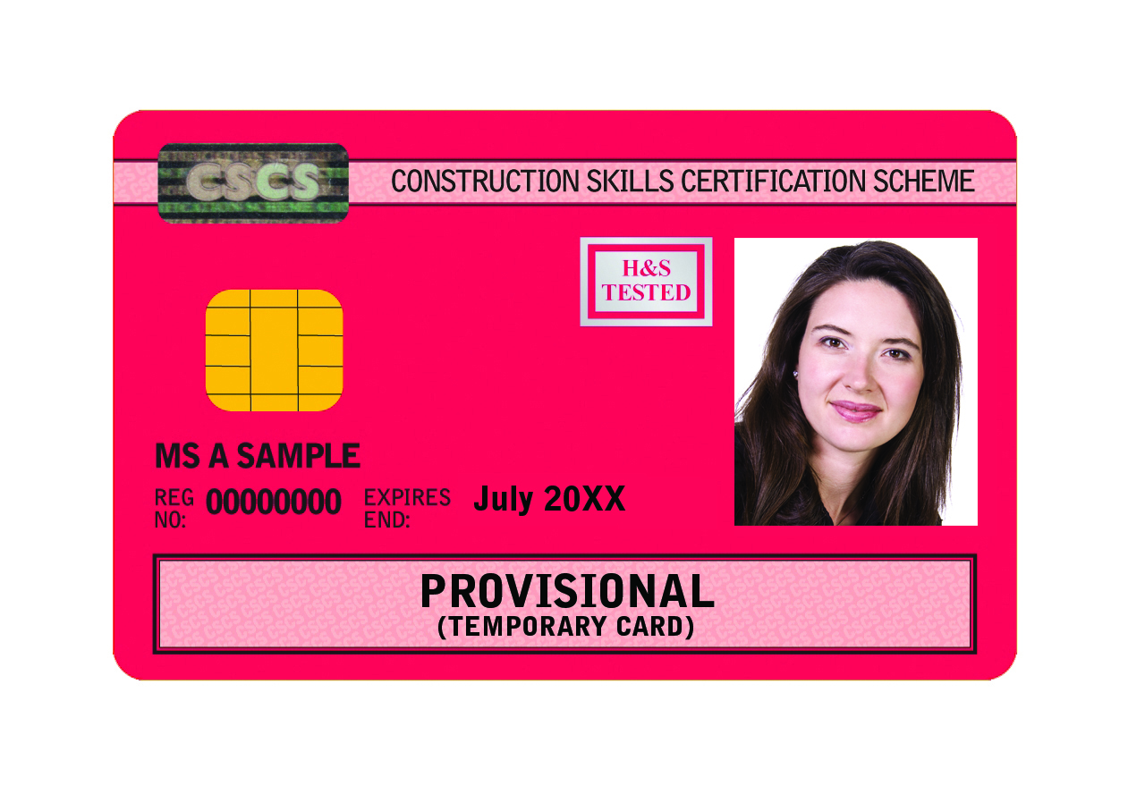 Provisional CSCS Construction Card