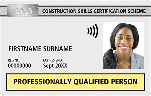 Construction Skills Certification Scheme | Official CSCS Website - Professionally Qualified Person