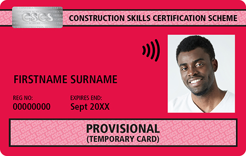 Construction Skills Certification Scheme | Official CSCS Website - Provisional (temporary only)